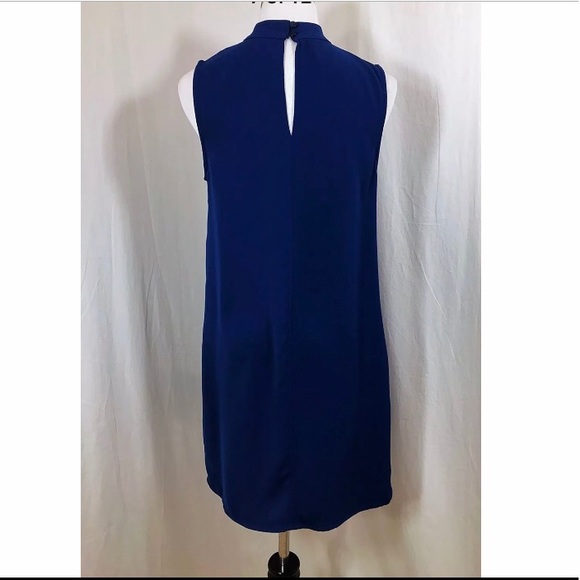 Jack by BB Dakota Blue Momsen Crepe Shift Dress - Picture 6 of 8